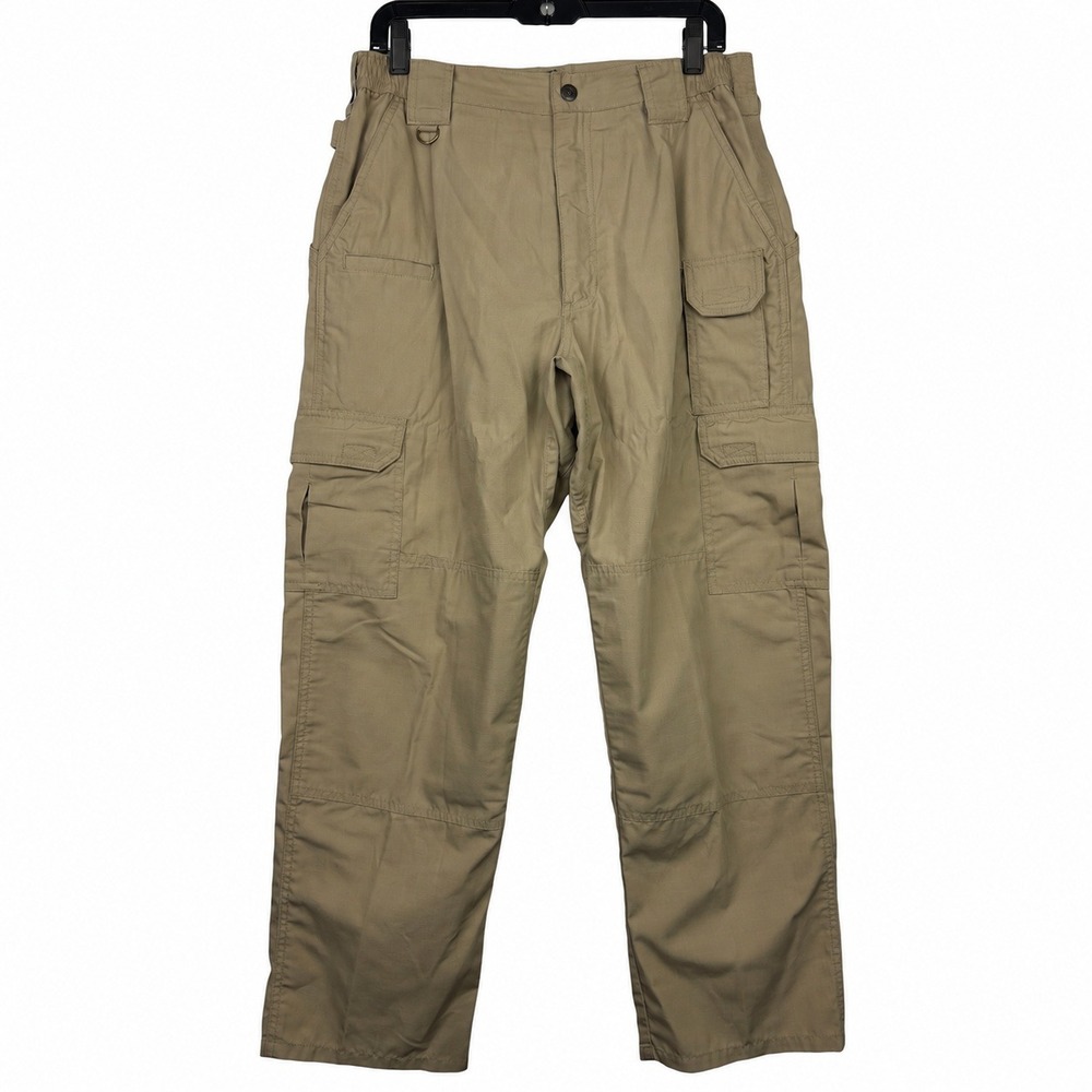 5.11 Tactical Taclite Pro Ripstop Cargo Pants Mens 34x30 Tan Khaki 74273 *READ